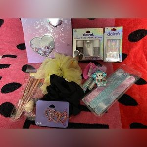 Claire’s brand hair and makeup lot for kids/tweens